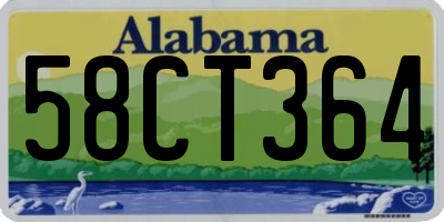 AL license plate 58CT364