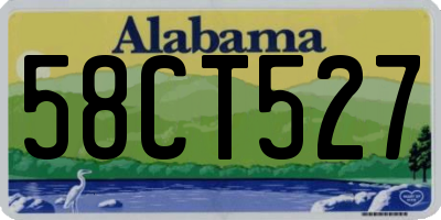 AL license plate 58CT527