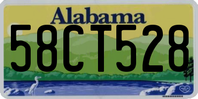 AL license plate 58CT528
