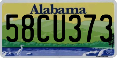 AL license plate 58CU373