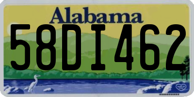 AL license plate 58DI462