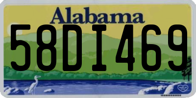 AL license plate 58DI469