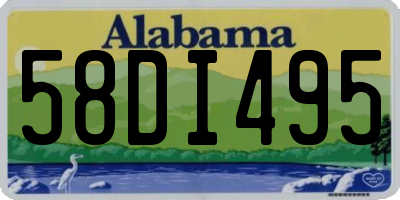AL license plate 58DI495