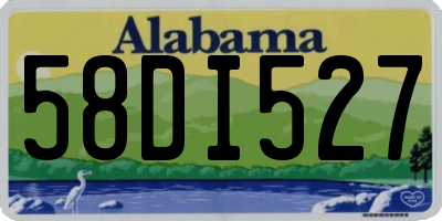 AL license plate 58DI527