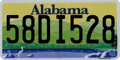 AL license plate 58DI528
