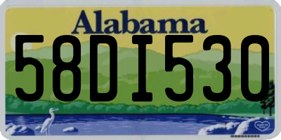 AL license plate 58DI530