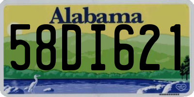 AL license plate 58DI621
