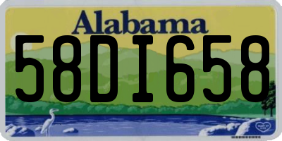 AL license plate 58DI658