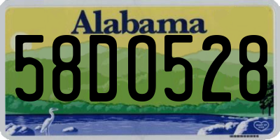 AL license plate 58DO528