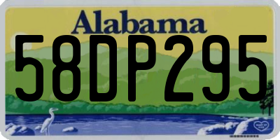 AL license plate 58DP295