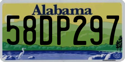 AL license plate 58DP297