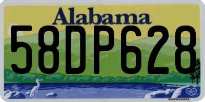 AL license plate 58DP628