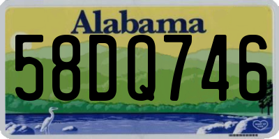 AL license plate 58DQ746