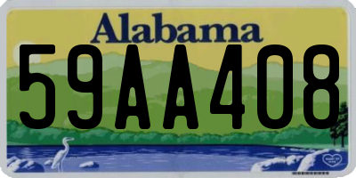 AL license plate 59AA408