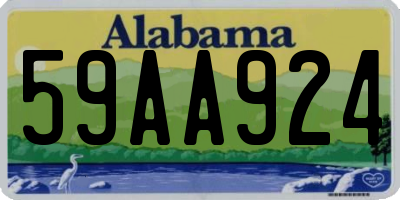 AL license plate 59AA924