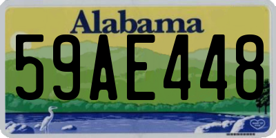 AL license plate 59AE448