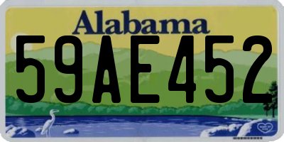 AL license plate 59AE452