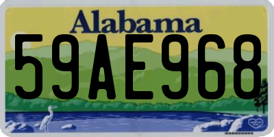 AL license plate 59AE968