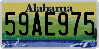 AL license plate 59AE975