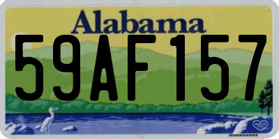 AL license plate 59AF157