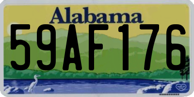 AL license plate 59AF176