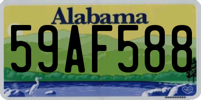AL license plate 59AF588