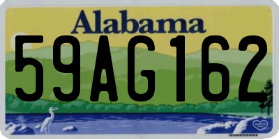 AL license plate 59AG162