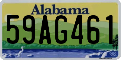 AL license plate 59AG461