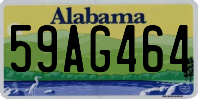 AL license plate 59AG464