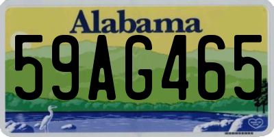 AL license plate 59AG465
