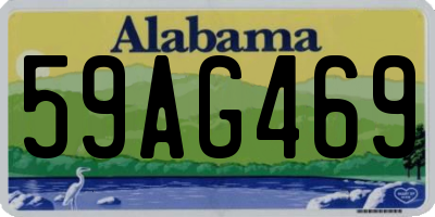 AL license plate 59AG469