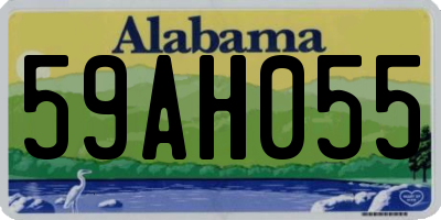 AL license plate 59AH055