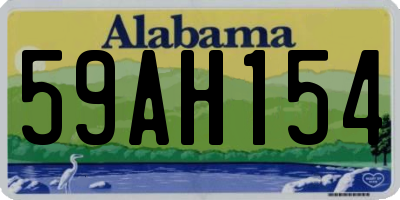 AL license plate 59AH154