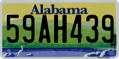 AL license plate 59AH439