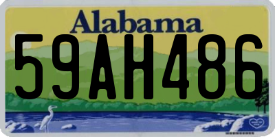 AL license plate 59AH486