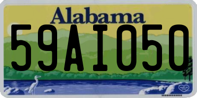 AL license plate 59AI050