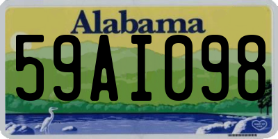 AL license plate 59AI098