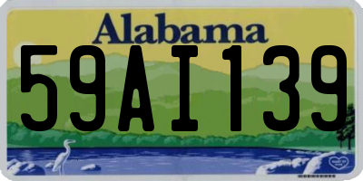 AL license plate 59AI139