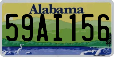AL license plate 59AI156