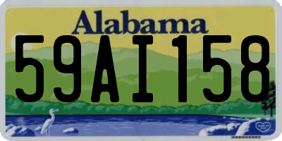 AL license plate 59AI158