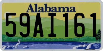 AL license plate 59AI161