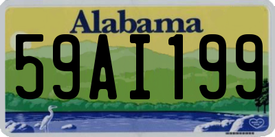 AL license plate 59AI199