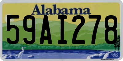 AL license plate 59AI278