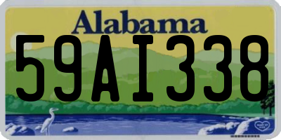 AL license plate 59AI338