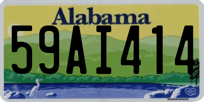 AL license plate 59AI414