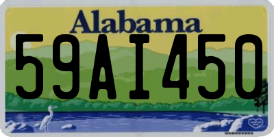 AL license plate 59AI450