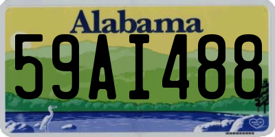 AL license plate 59AI488