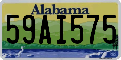 AL license plate 59AI575