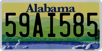 AL license plate 59AI585