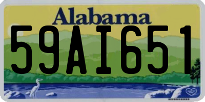 AL license plate 59AI651